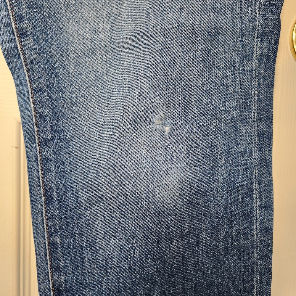 Madewell Slim Boyjean Size 30 Medium Wash Lighly Distressed - Picture 6 of 15